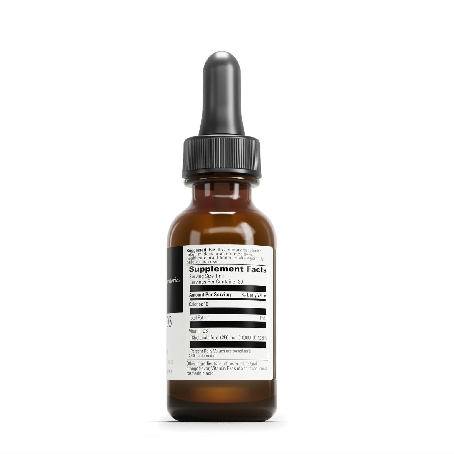 DAVINCI Vitamin D3 Liquid Supplement dropper with liquid