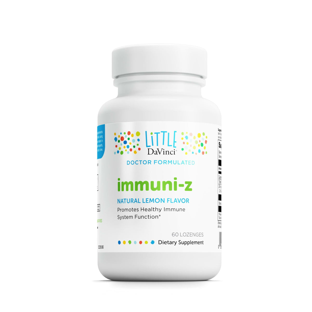 DAVINCI Zinc Lozenges for Kids, Lemon Flavour front view
