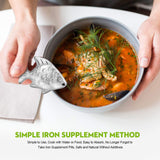 Daxiongmao Iron Fish Cooking Tool in a cooking pot