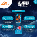 Day Dream PM daily wellness Nighttime Drink Mix Blueberry Hibiscus mixed in water
