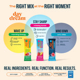 Day Dream PM daily wellness Nighttime Drink Mix Lavender Lemon drink mix in water