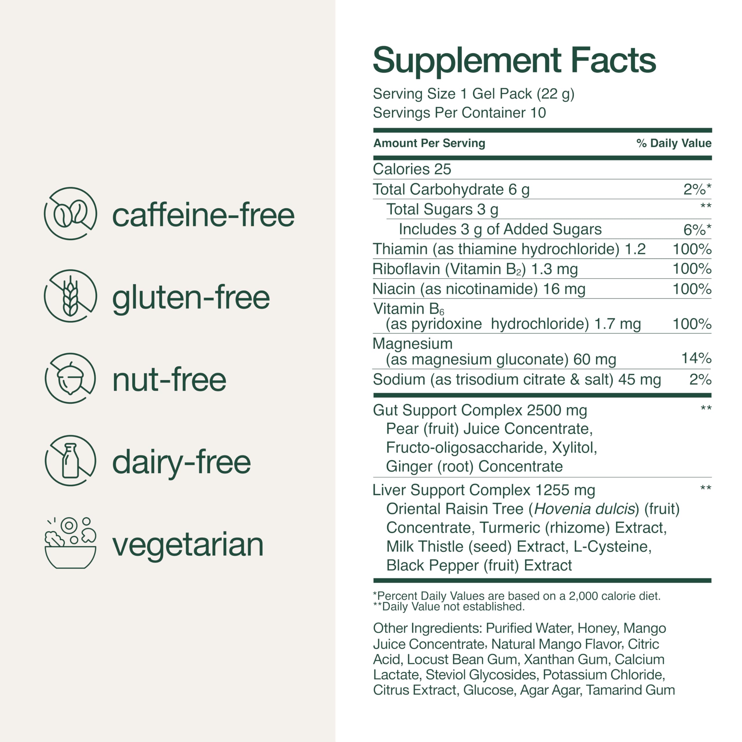 DAYGUARD Vitamin Jelly Sticks showing natural ingredients
