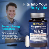 DBYWAPS Magnesium Supplement 450mg side view of packaging