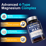 DBYWAPS Magnesium Supplement ingredients list on the back