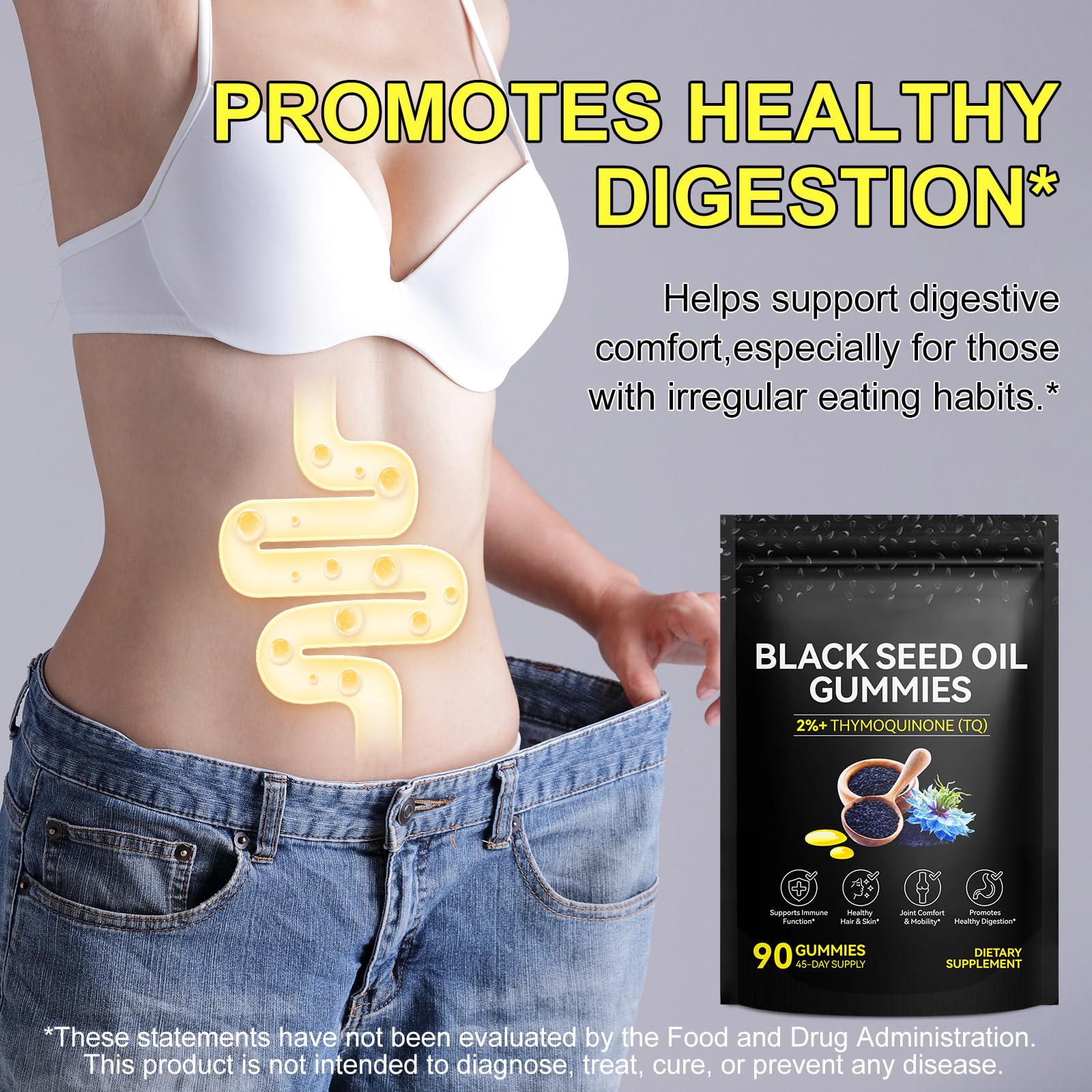 DCTTVHVD Black Seed Oil Gummies nutritional information