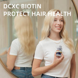 DCXC Biotin Tablets 10000mcg close-up of tablets