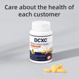 DCXC Biotin Tablets 10000mcg in hand for perspective