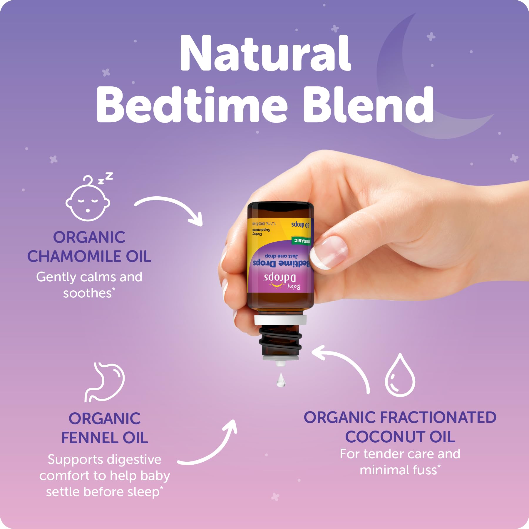 Ddrops Baby Bedtime Drops ingredients list