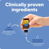 Ddrops Company Vitamin D3 Liquid Drops 50g ingredients list