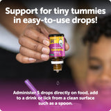 Ddrops Organic Children's Probiotic Drops packaging details