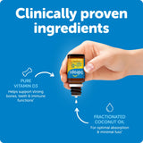 Ddrops Vitamin D3 Liquid Drops 10ml with coconut oil