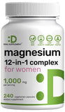 DEAL SUPPLEMENT 12-in-1 Magnesium Formula front view of bottle