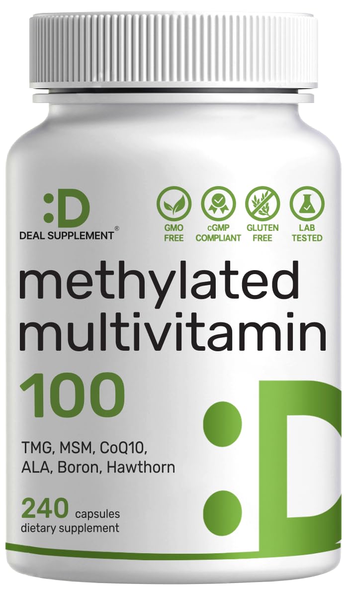 DEAL SUPPLEMENT Advanced Methylated Multivitamin bottle front view