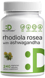 DEAL SUPPLEMENT Ashwagandha & Rhodiola Rosea Capsules front view