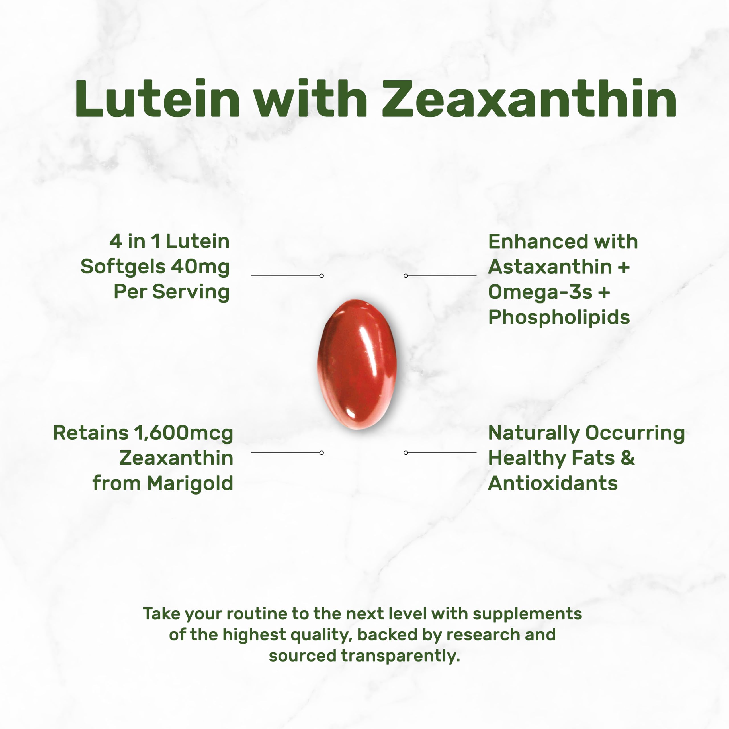 DEAL SUPPLEMENT Astaxanthin 4-in-1 Softgels close-up of softgel