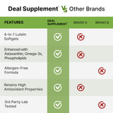 DEAL SUPPLEMENT Astaxanthin 4-in-1 Softgels ingredients list