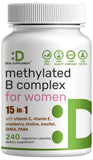 DEAL SUPPLEMENT B-Complex 15-in-1 Formula for Women 240 Capsules front view