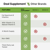 DEAL SUPPLEMENT B-Complex 15-in-1 Formula for Women nutrition facts
