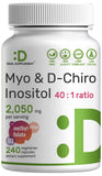 DEAL SUPPLEMENT B8 (Inositol) 240 veggie capsules front view