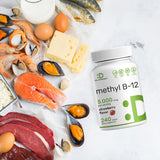 DEAL SUPPLEMENT Chewable Vitamin B12 Tablets in a hand for size reference