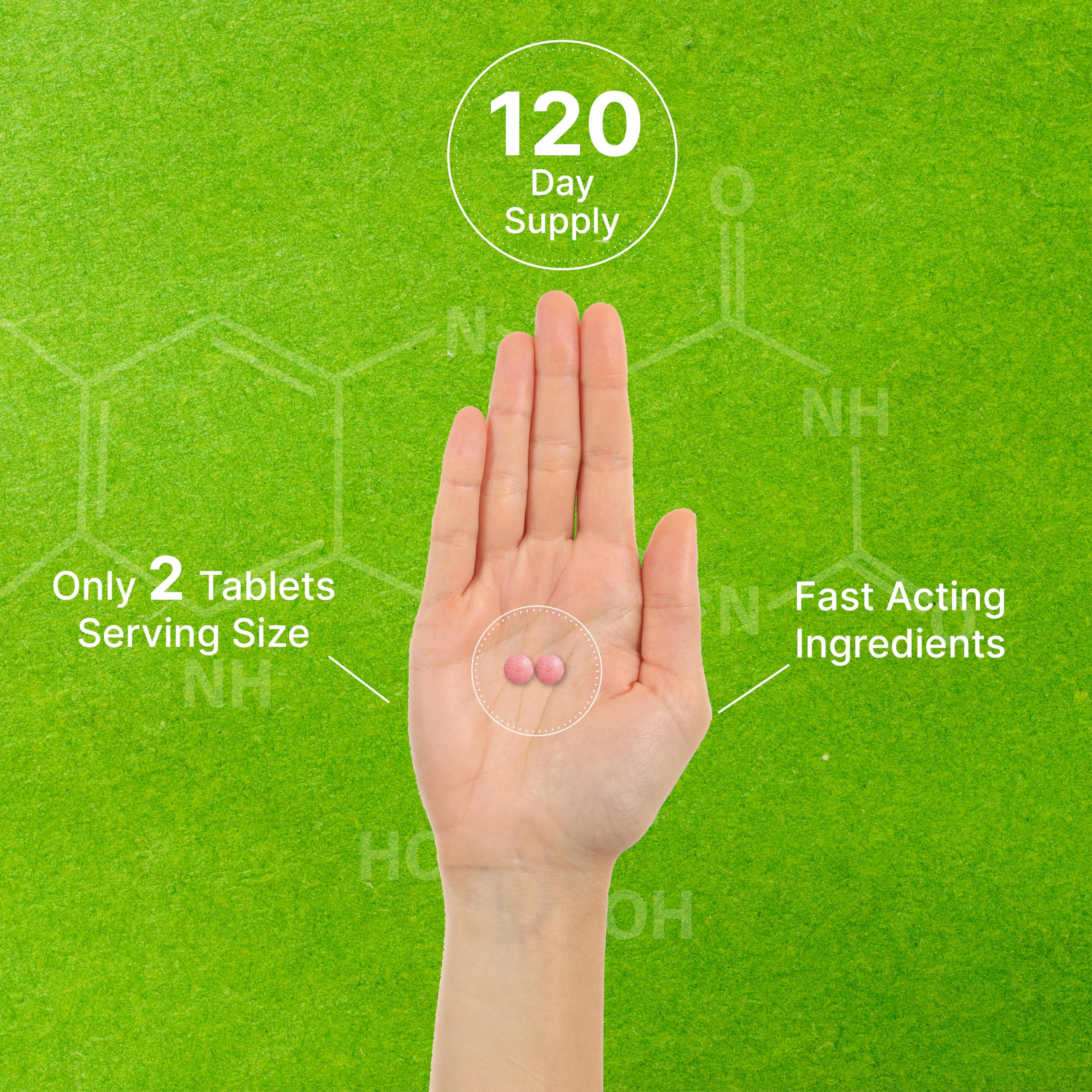 DEAL SUPPLEMENT Chewable Vitamin B12 Tablets with a measuring spoon