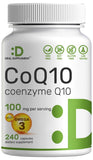 DEAL SUPPLEMENT CoQ10 with Omega 3 240 capsules front view