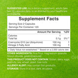 DEAL SUPPLEMENT CoQ10 with Omega 3 capsule close-up