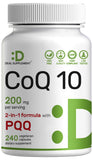 DEAL SUPPLEMENT CoQ10 with PQQ 240 veggie capsules front view