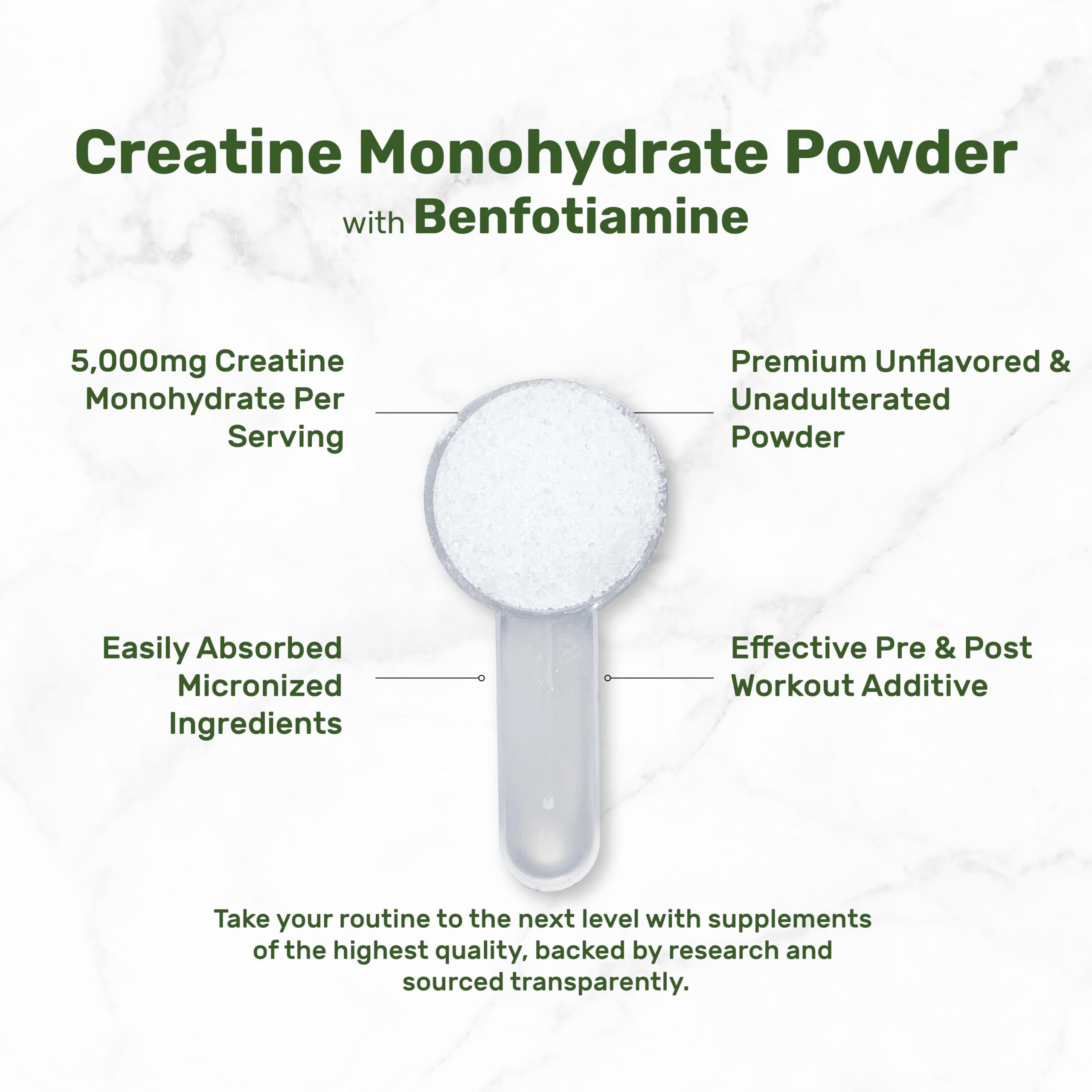 DEAL SUPPLEMENT Creatine Monohydrate Powder 1200g packaging details