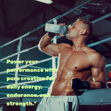 DEAL SUPPLEMENT Creatine Monohydrate Powder scoop and powder