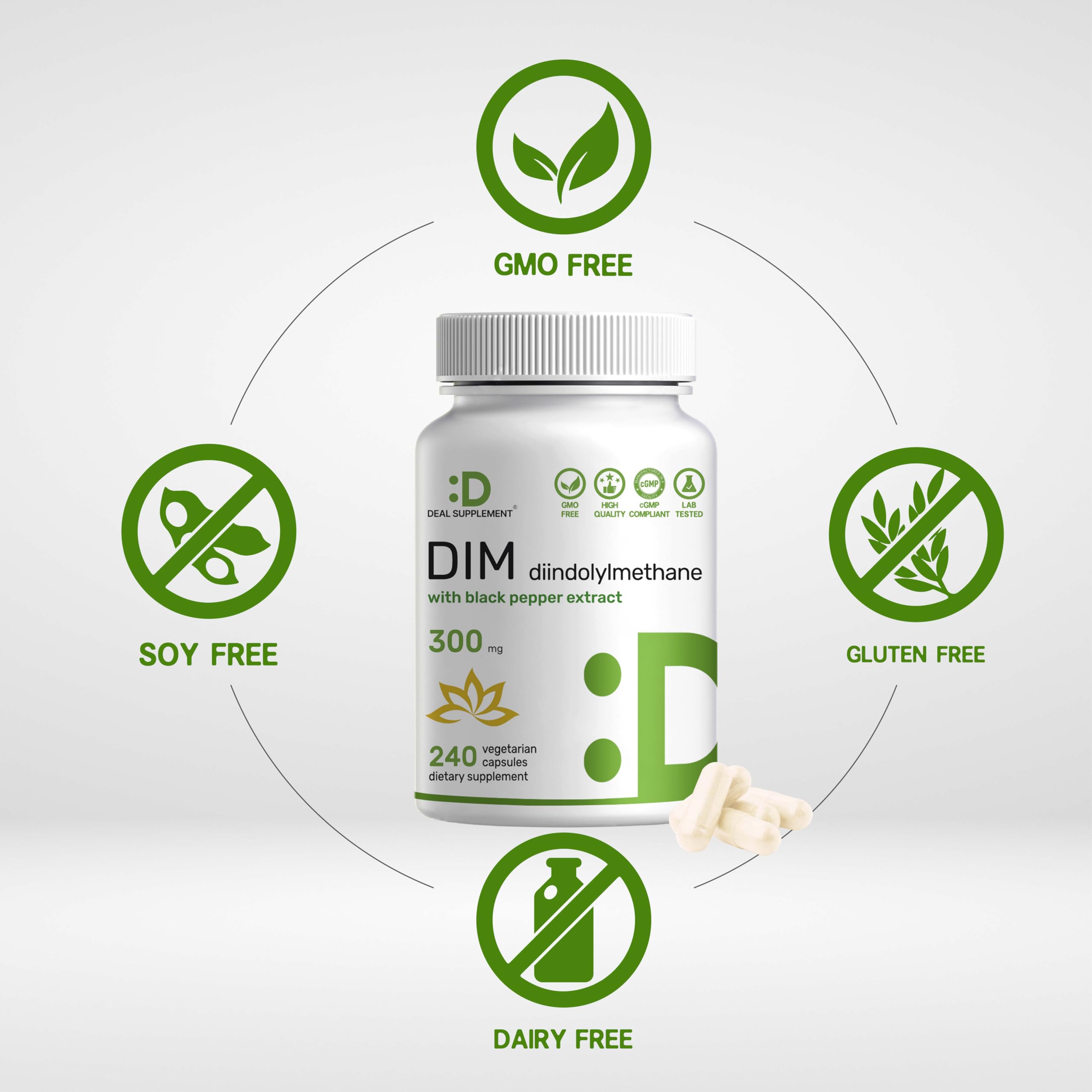 DEAL SUPPLEMENT DIM Capsules with black pepper extract