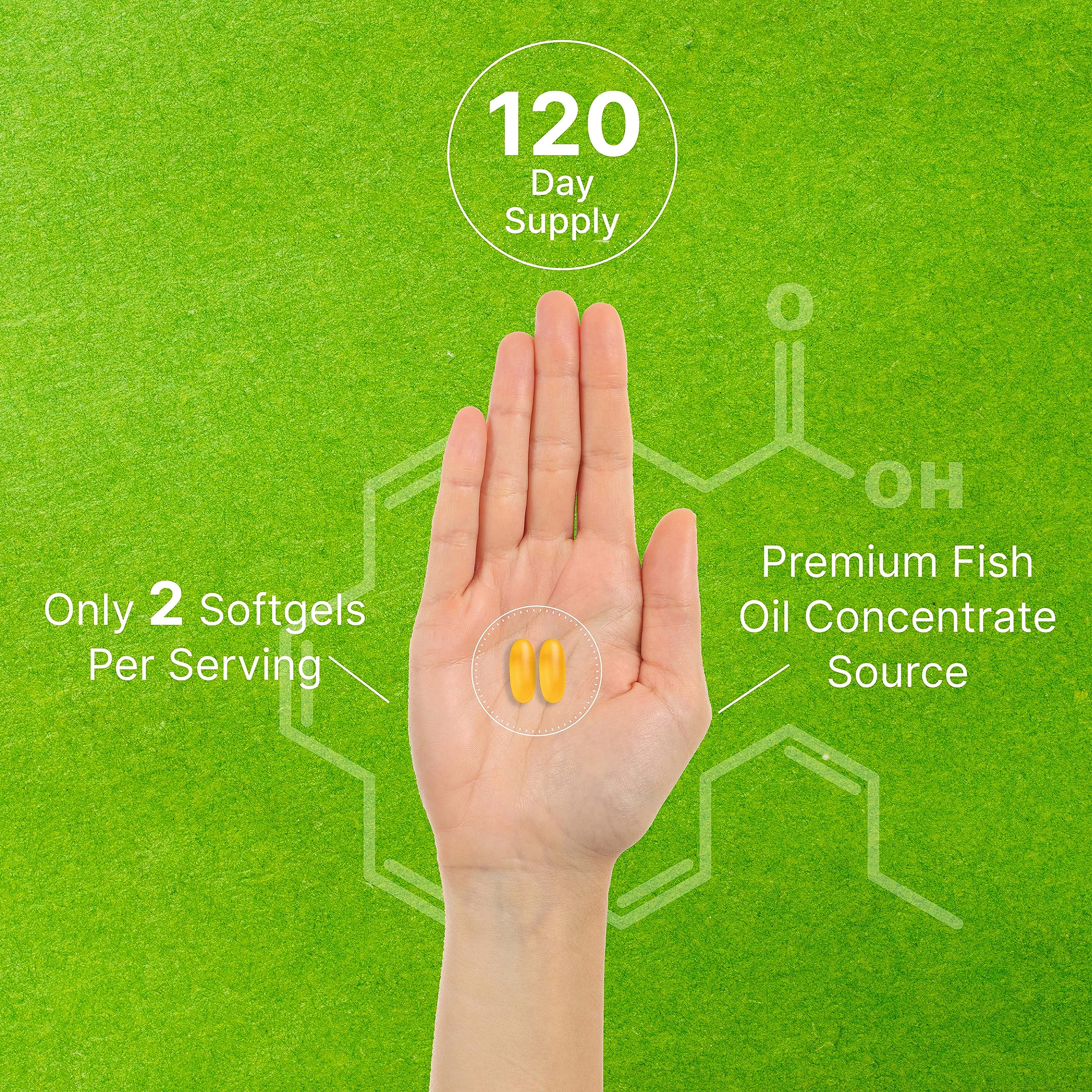 DEAL SUPPLEMENT Fish Oil Omega-3 DHA softgels nutritional information