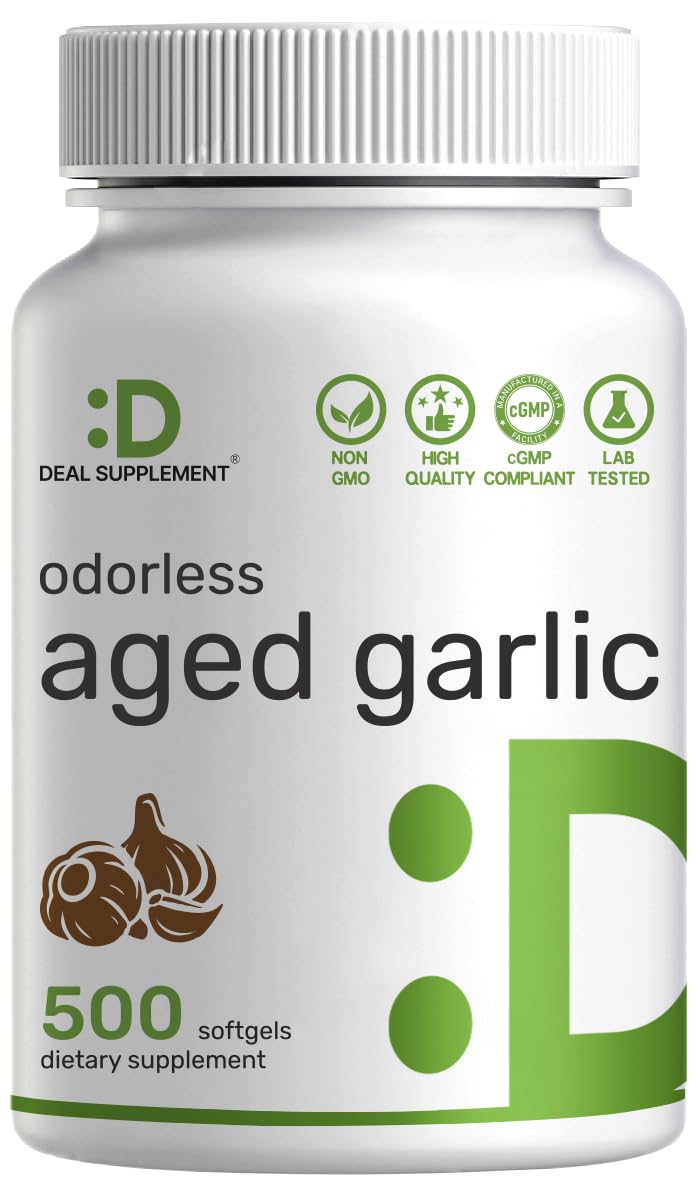 DEAL SUPPLEMENT Garlic Softgels front view