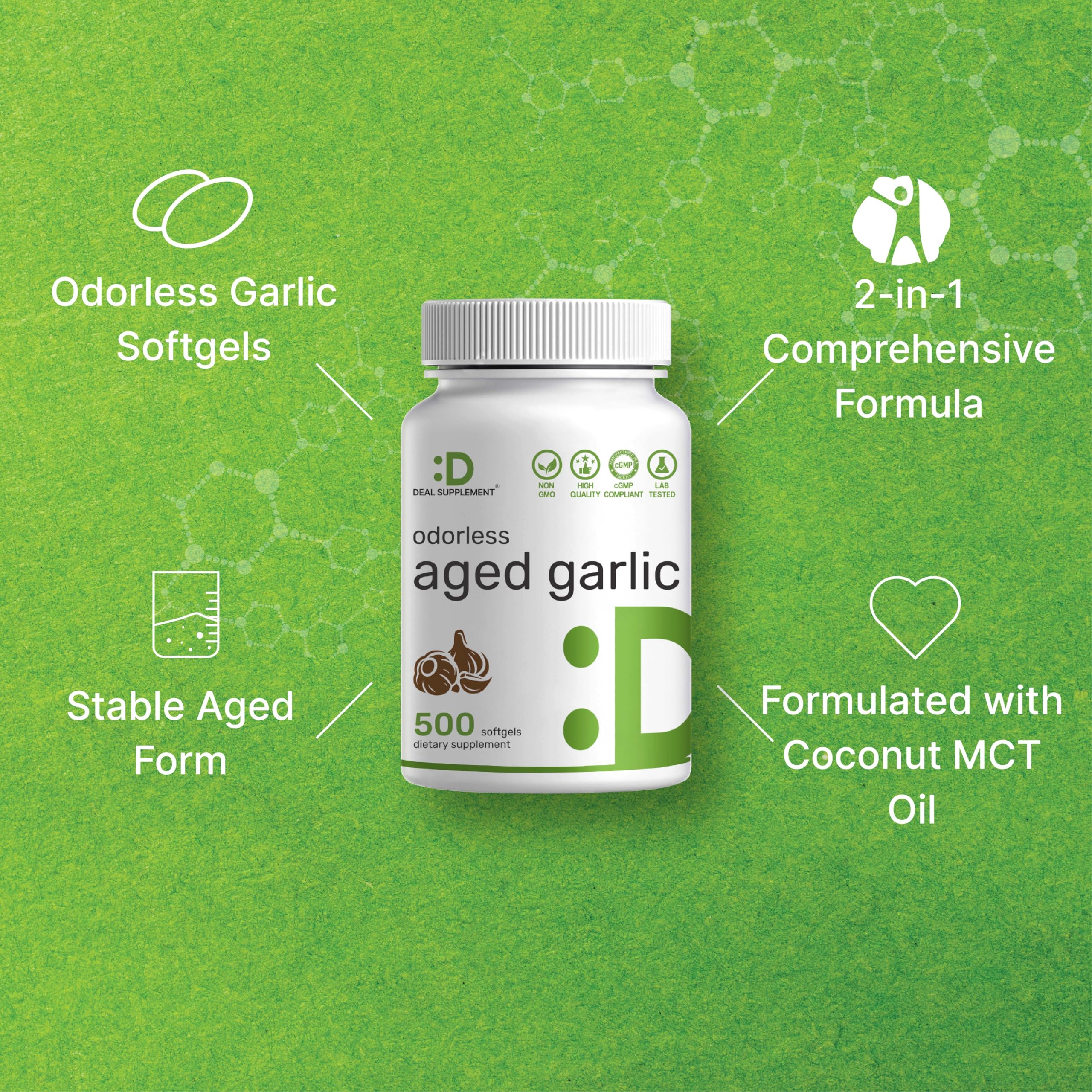 DEAL SUPPLEMENT Garlic Softgels with MCT oil