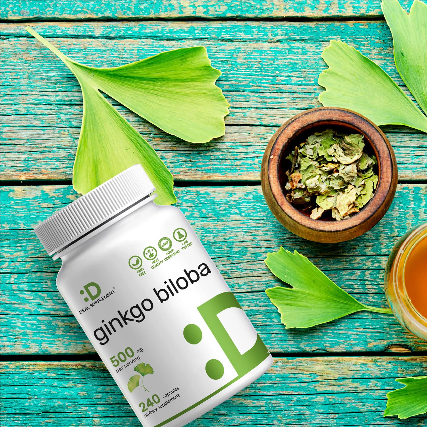 DEAL SUPPLEMENT Ginkgo Biloba Extract Capsules packaging details