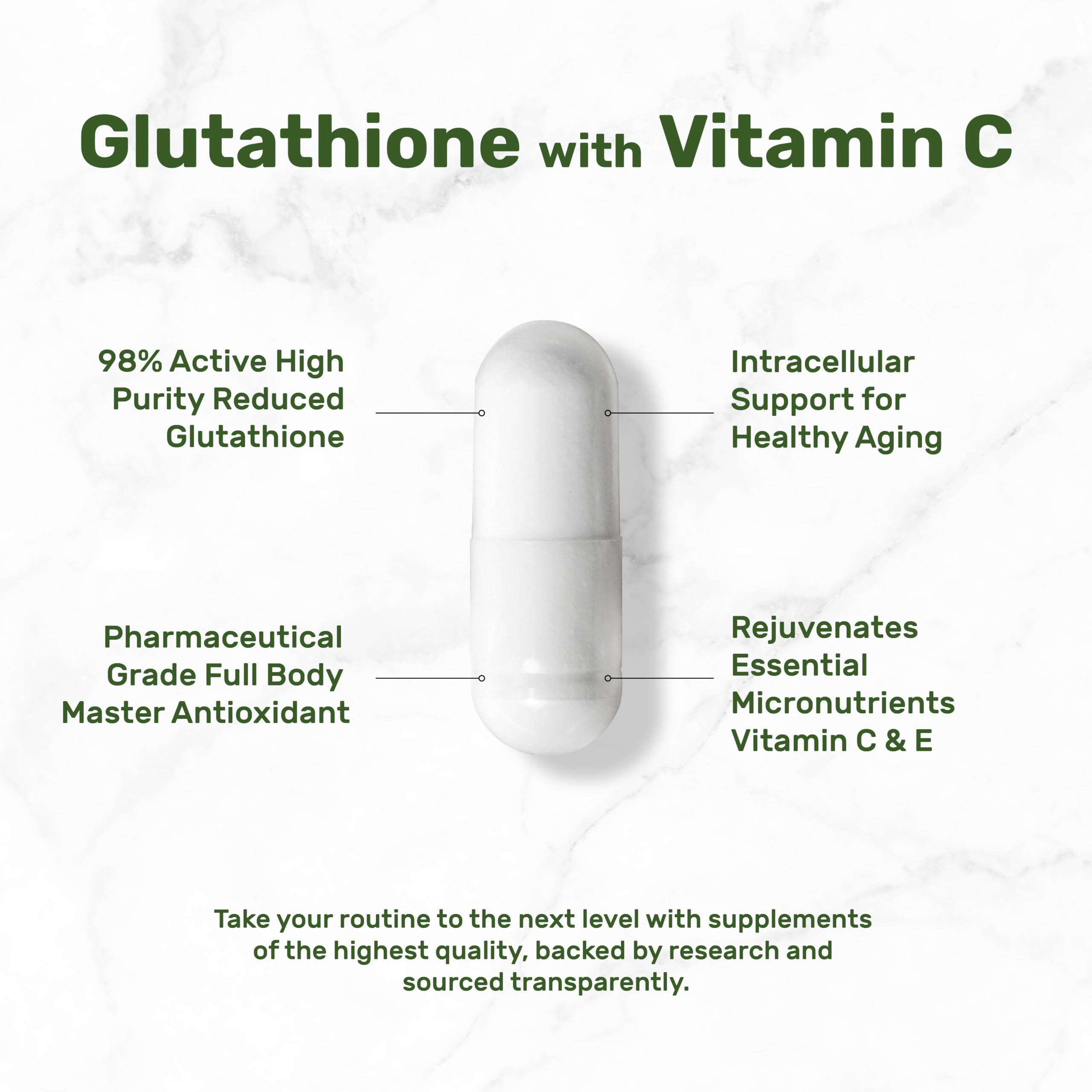 DEAL SUPPLEMENT Glutathione 1000mg with Vitamin C packaging