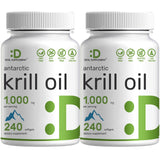DEAL SUPPLEMENT Krill Oil Softgels 1000mg front view