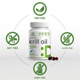 DEAL SUPPLEMENT Krill Oil Softgels 1000mg packaging