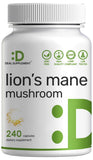 DEAL SUPPLEMENT Lion's Mane Mushroom Capsules front view