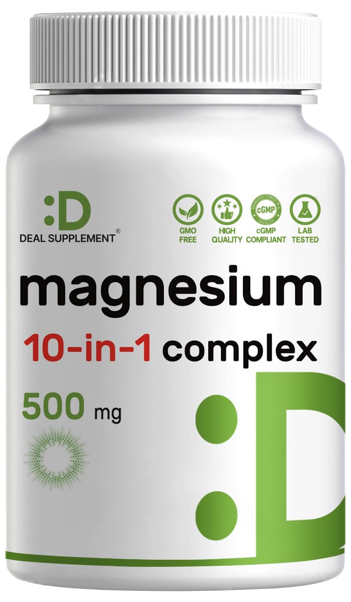 DEAL SUPPLEMENT Magnesium Complex 10-in-1 capsules front view
