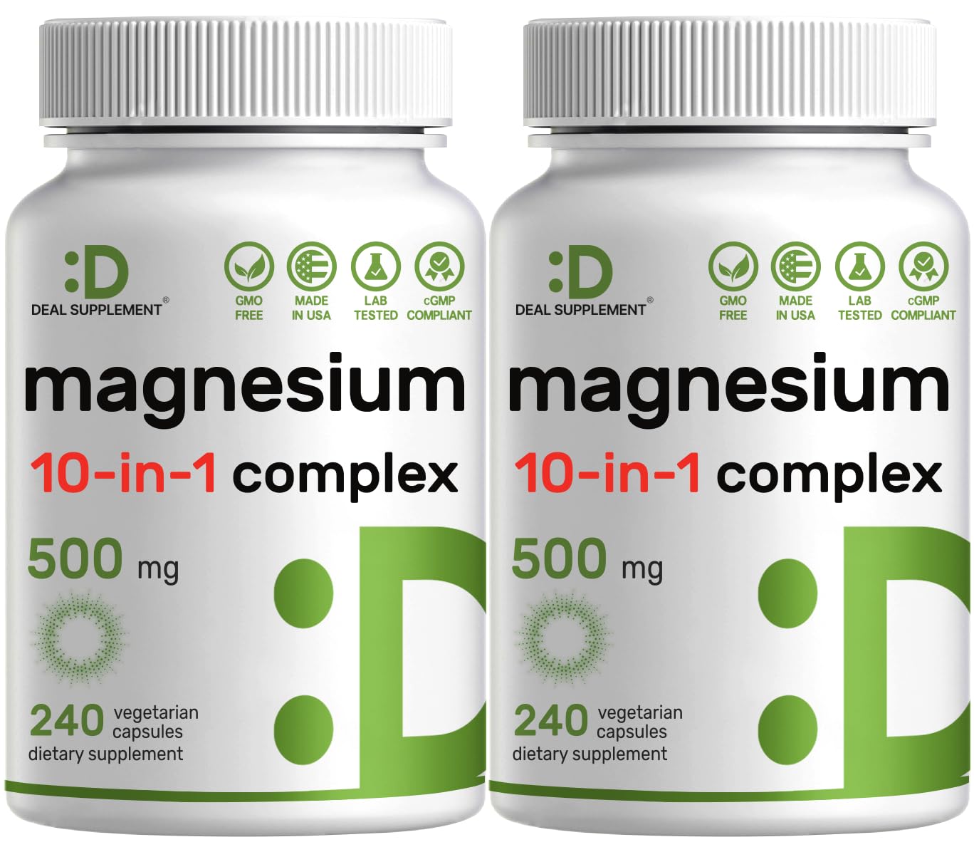 DEAL SUPPLEMENT Magnesium Complex 10-in-1 front view of packaging