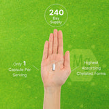 DEAL SUPPLEMENT Magnesium Complex capsules in hand