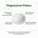 DEAL SUPPLEMENT Magnesium Flakes 10-pound pouch back view