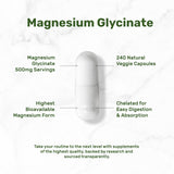 DEAL SUPPLEMENT Magnesium Glycinate 500mg serving size of one capsule