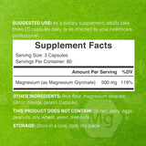 DEAL SUPPLEMENT Magnesium Glycinate bottle with 240 capsules