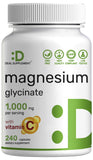 DEAL SUPPLEMENT Magnesium Glycinate Capsules 1000mg front view