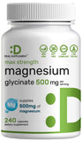 DEAL SUPPLEMENT Magnesium Glycinate Capsules 500mg front view