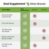 DEAL SUPPLEMENT Moringa Capsules 240 Capsules capsules on a table