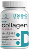 DEAL SUPPLEMENT Multi Collagen Peptide Capsules bottle front view