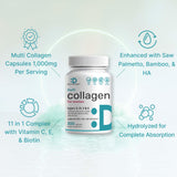 DEAL SUPPLEMENT Multi Collagen Peptide Capsules with measuring spoon